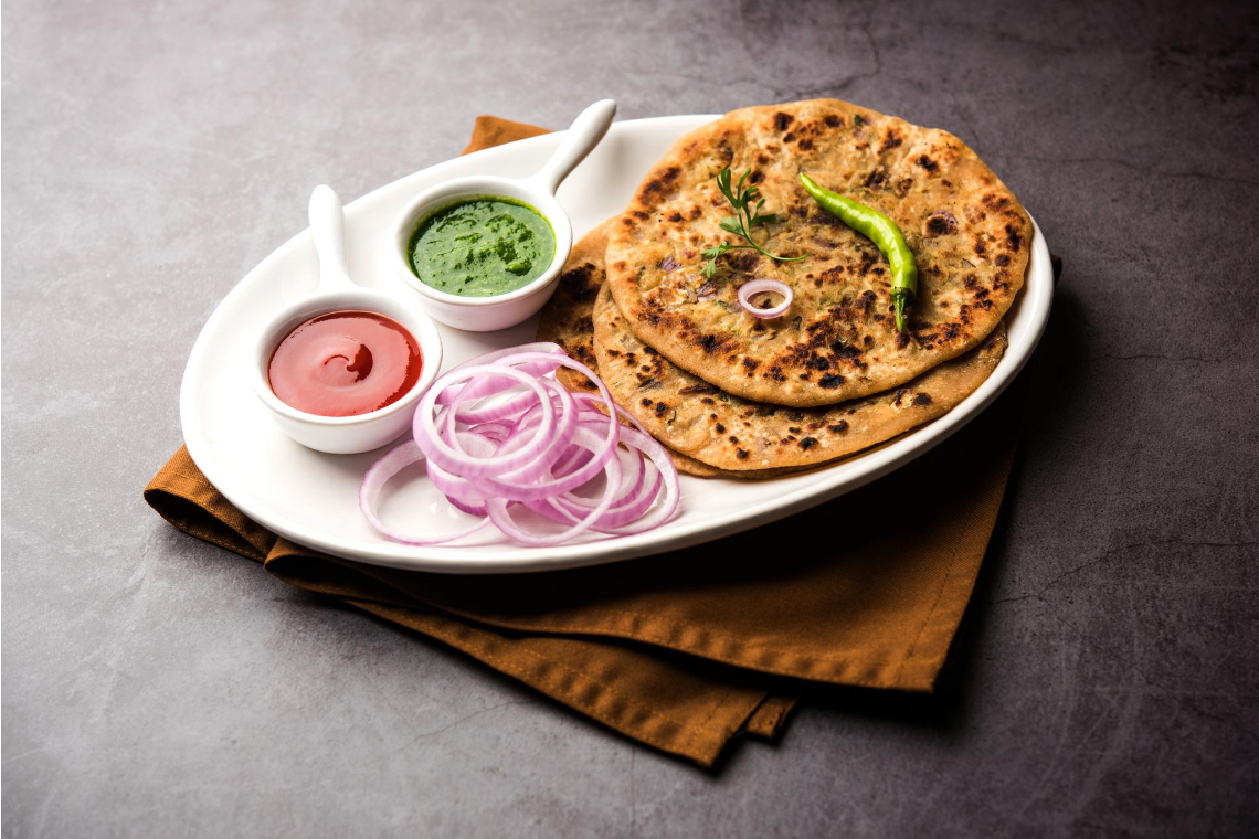 aloo paratha indian bread